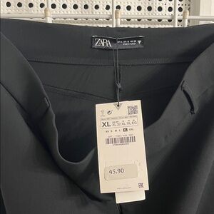 Zara black flare Tailored Pants